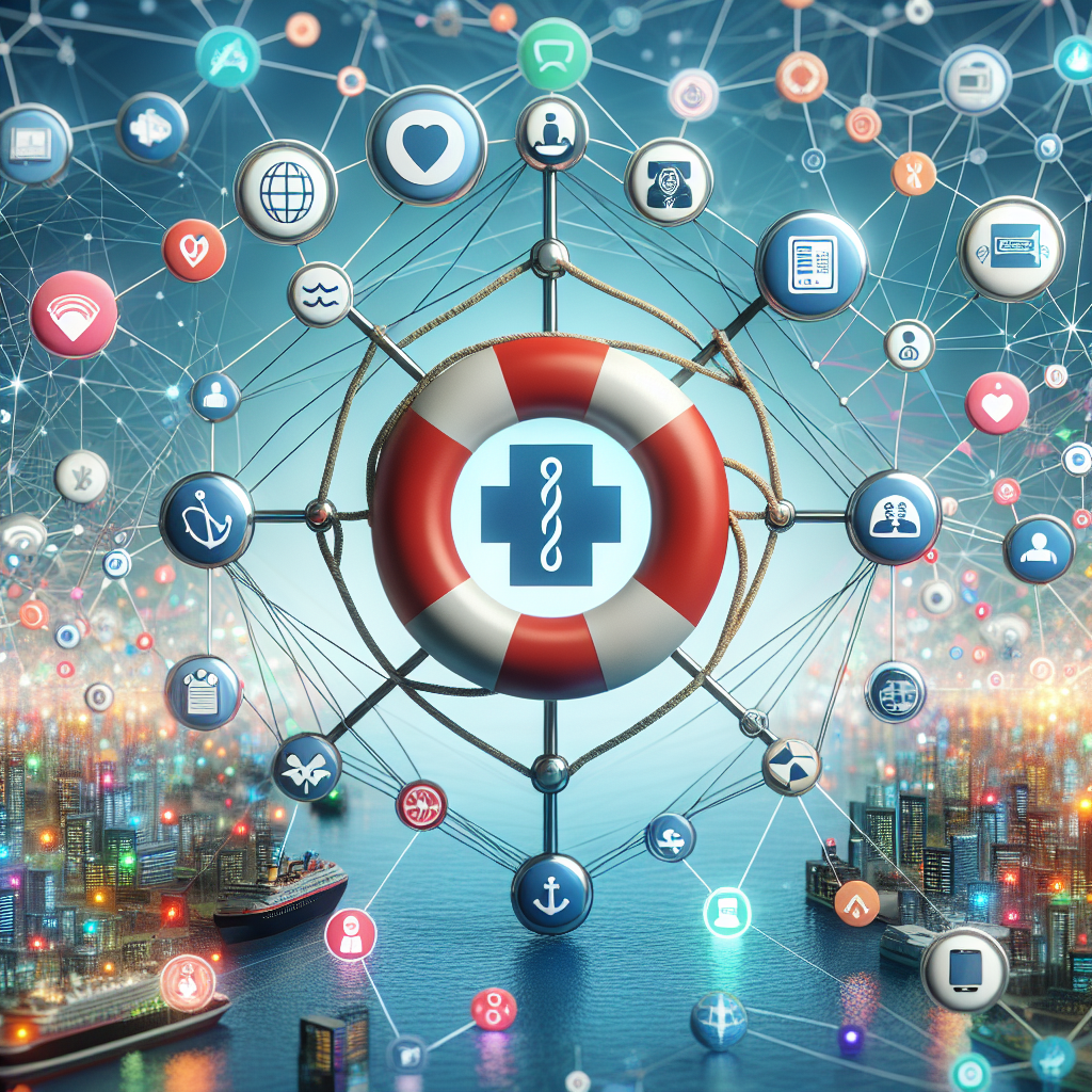 AI generated image that depicts the web of safety that ANSI effects.