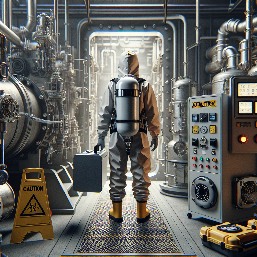 Hazmat worker