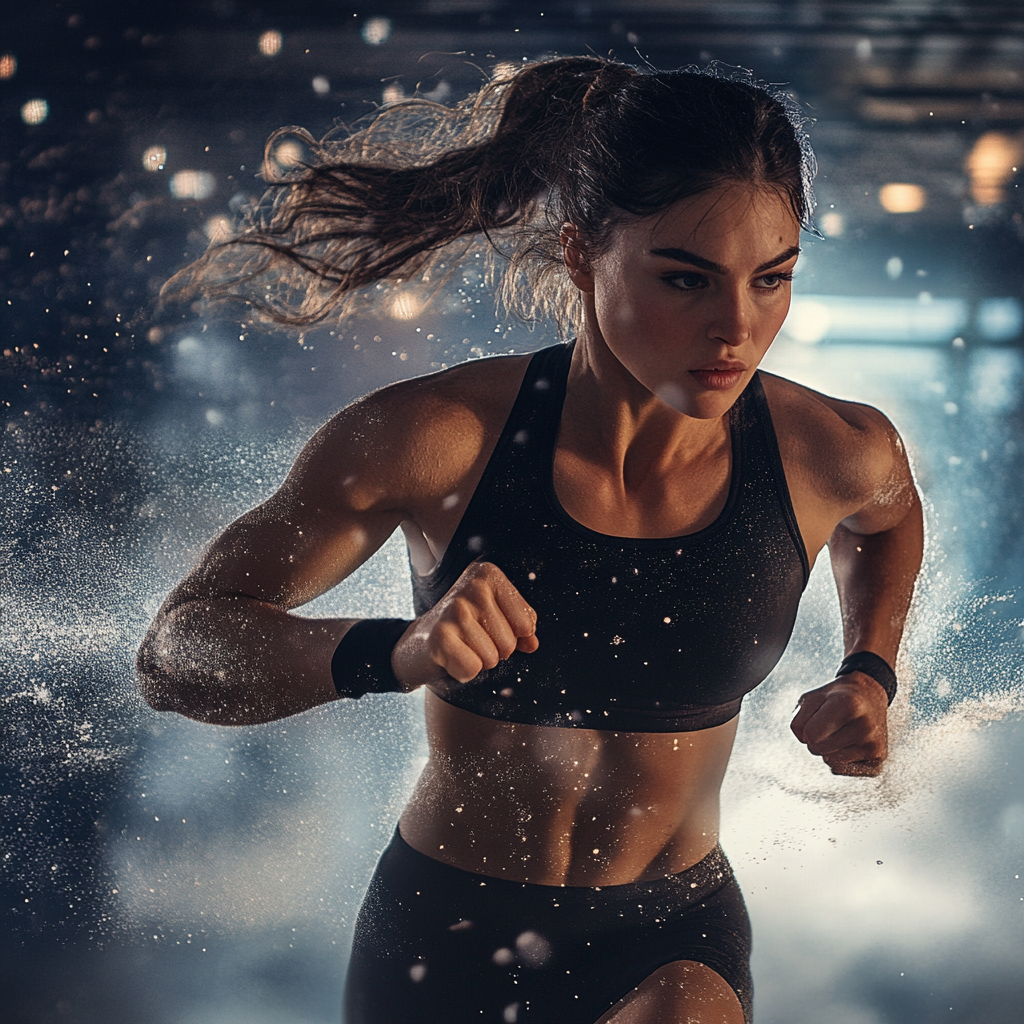 Woman running